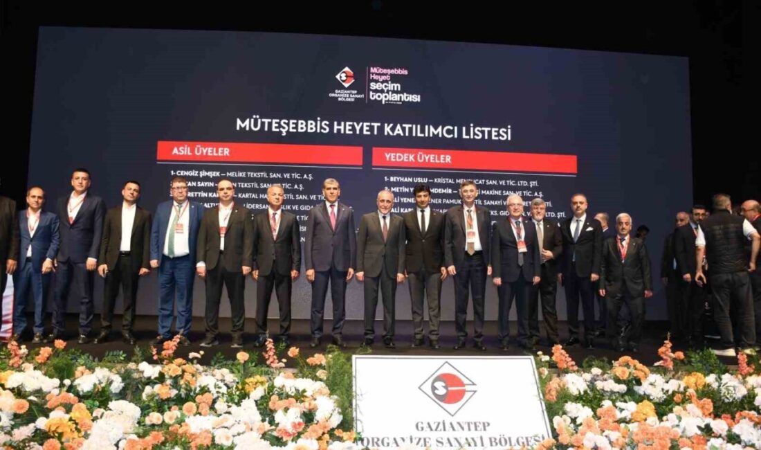 Gaziantep Organize Sanayi Bölgesi Müteşebbis Heyeti Seçimleri yapıldı. Tek adayla