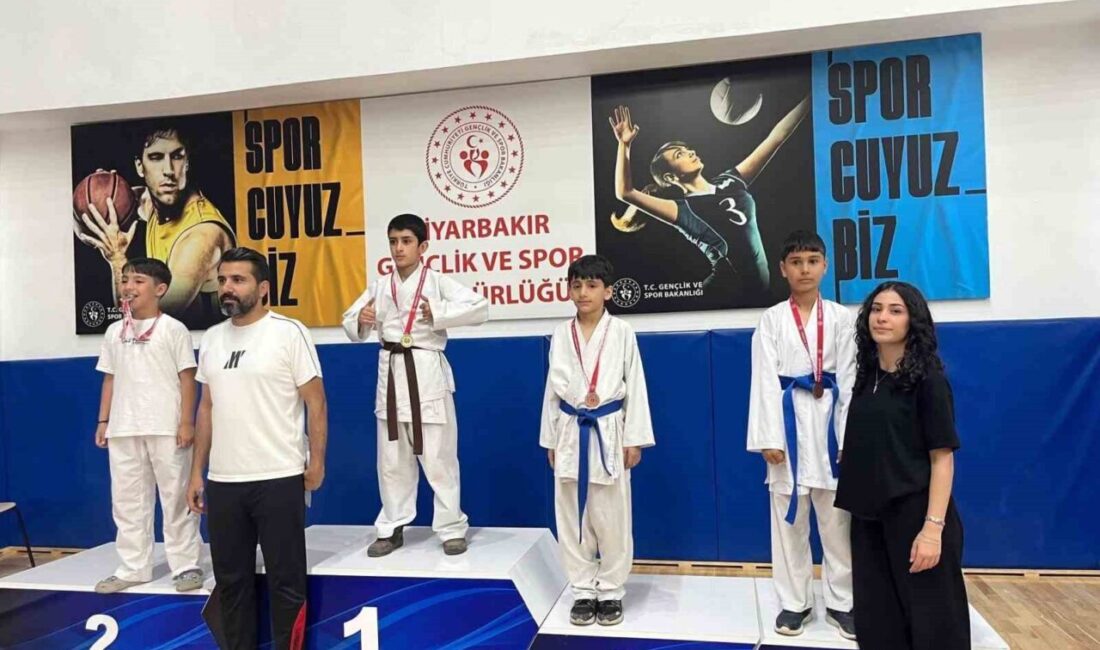 Diyarbakır’da düzenlenen karate şampiyonasında Çermikli sporcular madalyalarla döndü. 19 Mayıs