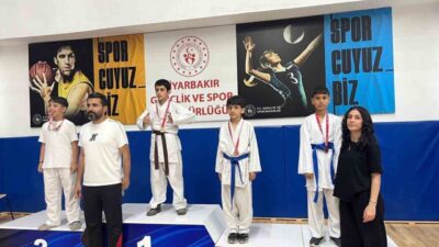 Diyarbakır’da düzenlenen karate şampiyonasında Çermikli sporcular madalyalarla döndü. 19 Mayıs