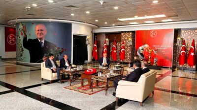 Cumhuriyet Halk Partisi (CHP) heyeti, Milliyetçi Hareket Partisi’ne (MHP) Kurban