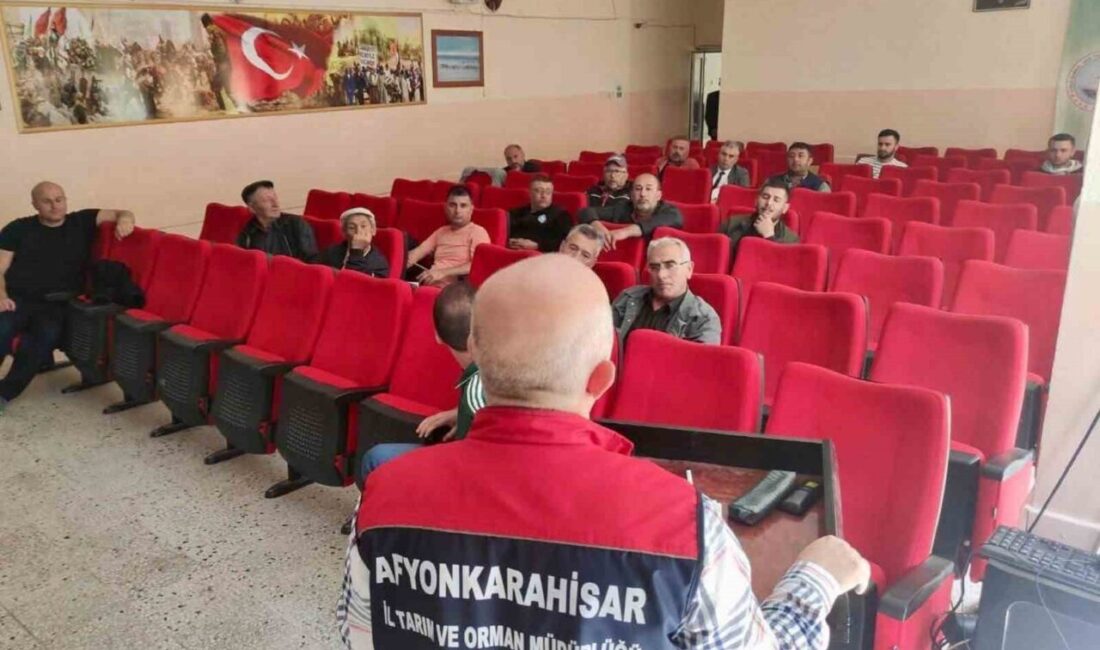 Afyonkarahisar’da çiftçilere yönelik Kırsal Kalkınma Yatırım Programı (KKYP) çerçevesinde bilgilendirme