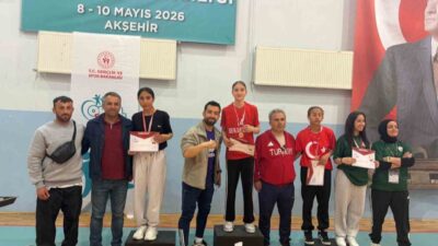 Alaşehirli sporcular, Konya’daki Türkiye Şampiyonası’nda 2 altın, 1 gümüş ve