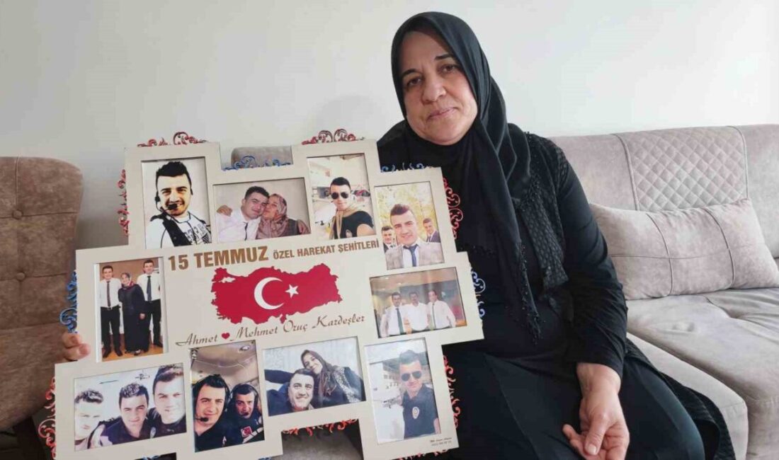Adana’da 15 Temmuz darbe girişiminde şehit edilen polis memuru ikizler