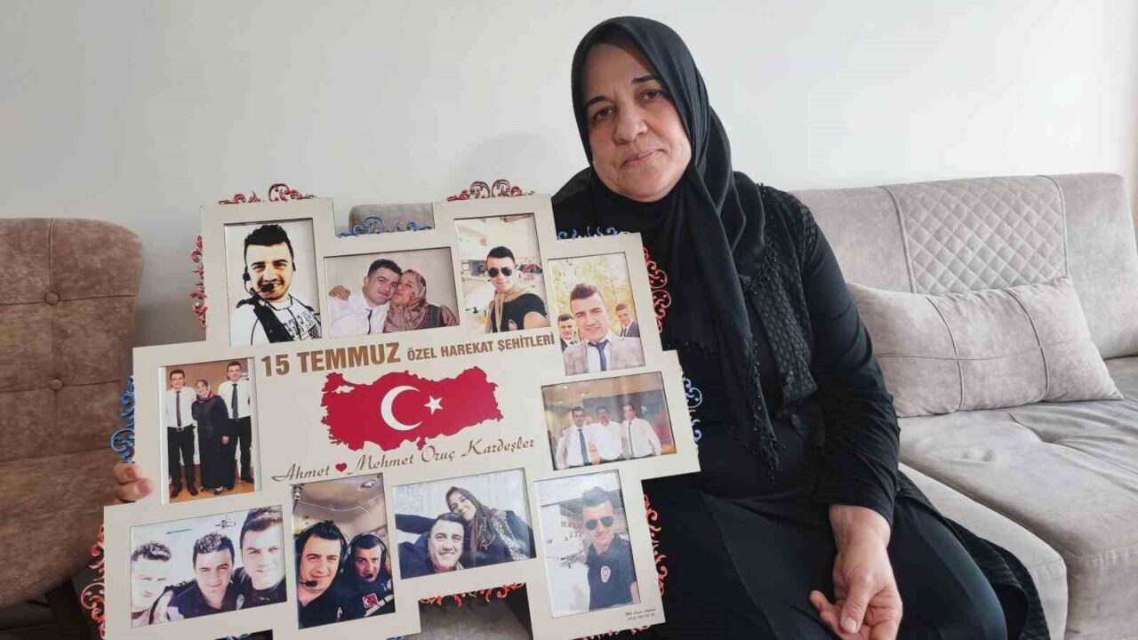 Adana’da 15 Temmuz darbe girişiminde şehit edilen polis memuru ikizler