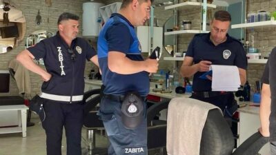 Aydın’ın Çine ilçesinde faaliyet gösteren berber ve kuaför işletmelerine yönelik