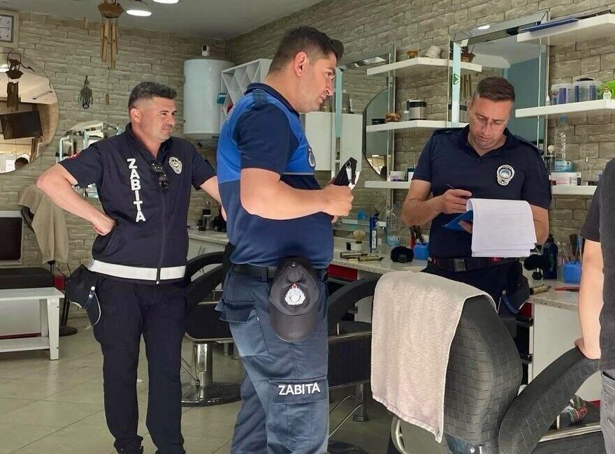 Aydın’ın Çine ilçesinde faaliyet gösteren berber ve kuaför işletmelerine yönelik