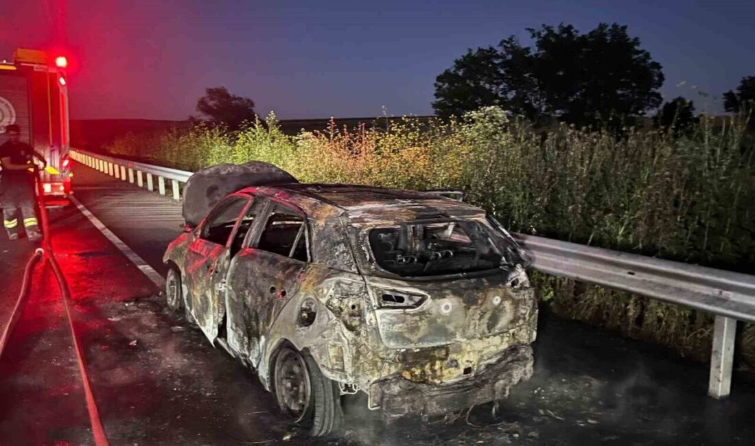 Tekirdağ’ın Çorlu ilçesi ile Yenice Mahallesi arasındaki karayolunda seyir halindeki