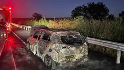 Tekirdağ’ın Çorlu ilçesi ile Yenice Mahallesi arasındaki karayolunda seyir halindeki