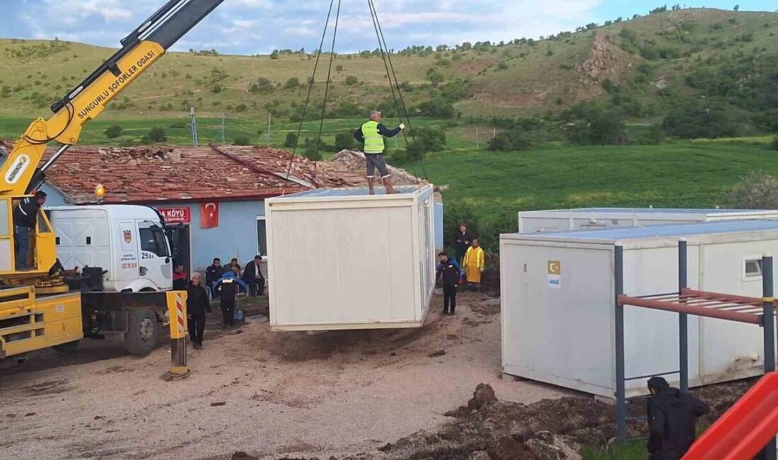 Çorum’un Sungurlu ilçesinde hortum felaketinin yaşandığı iki köyde yaraların sarması