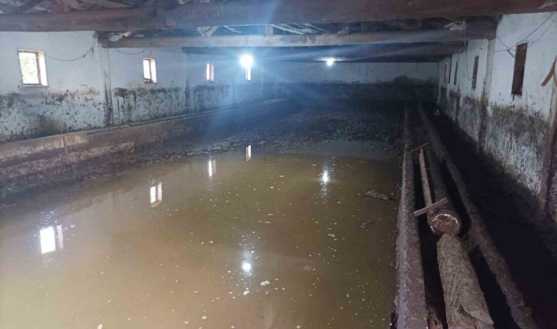 Çorum’un Sungurlu ilçesine etkili olan kuvvetli sağanak yağış sebebiyle su