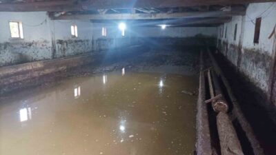 Çorum’un Sungurlu ilçesine etkili olan kuvvetli sağanak yağış sebebiyle su