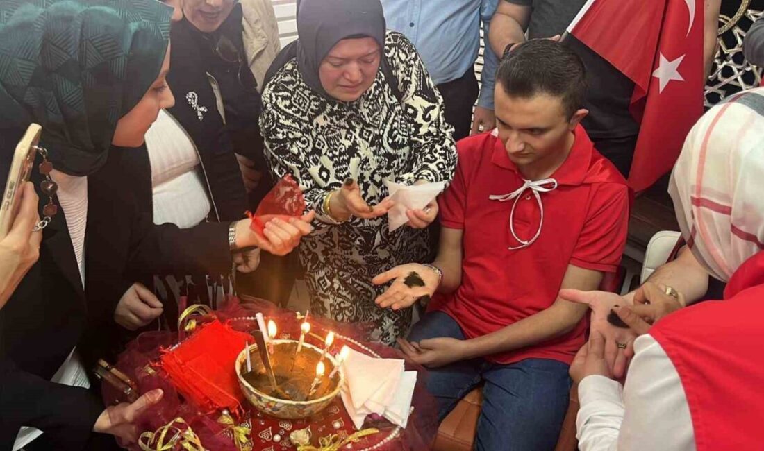 Çorum’da temsili askerlik yapacak engelli bireyler için düzenlenen eğlencede asker