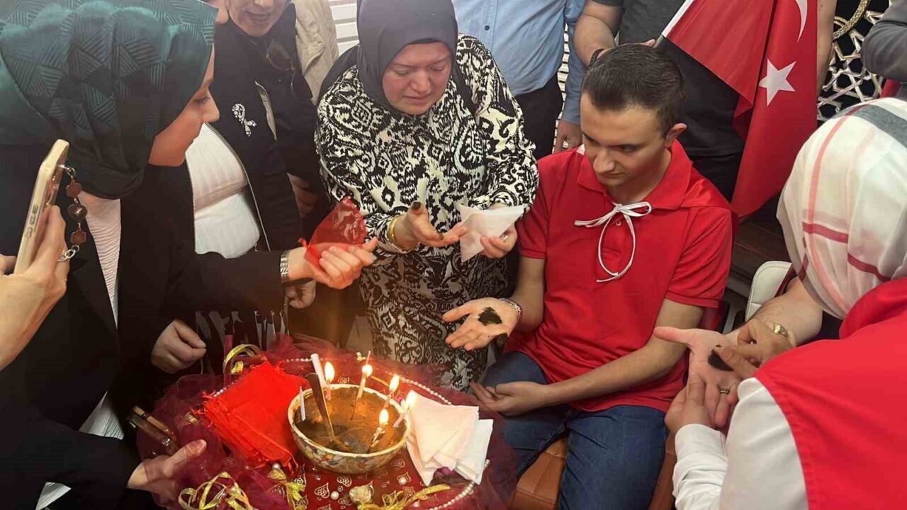 Çorum’da temsili askerlik yapacak engelli bireyler için düzenlenen eğlencede asker