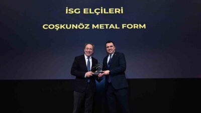 Coşkunöz Metal Form, Türkiye Metal Sanayicileri Sendikası (MESS) tarafından bu