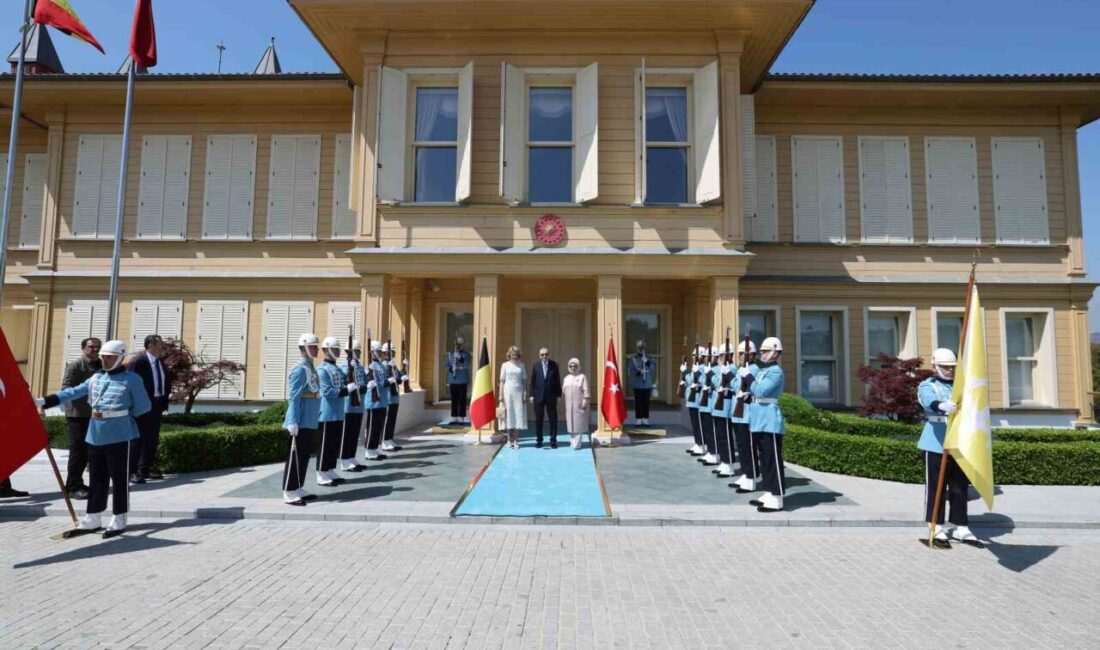 Cumhurbaşkanı Recep Tayyip Erdoğan, Belçika Kraliçesi Mathilde ile Vahdettin Köşkü’nde
