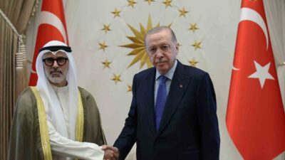 Cumhurbaşkanı Recep Tayyip Erdoğan, Kuveyt Dışişleri Bakanı Cerrah el-Ahmed es-Sabah’ı
