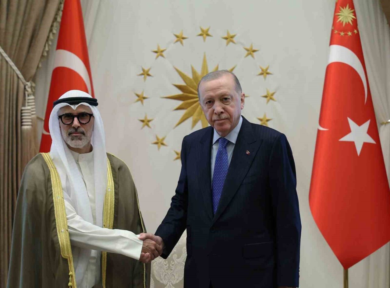 Cumhurbaşkanı Recep Tayyip Erdoğan, Kuveyt Dışişleri Bakanı Cerrah el-Ahmed es-Sabah’ı
