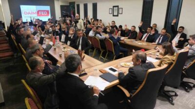 Doğu Akdeniz İnşaat Müteahhit Birlikleri Federasyonu’nda (DAİMFED), gerçekleştirilen genel kurulun