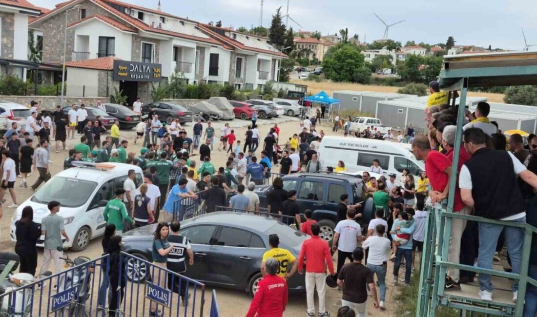 Muğla’nın Datça ilçesinde 19 Mayıs Atatürk Kupası Finali futbol karşılaşmasının