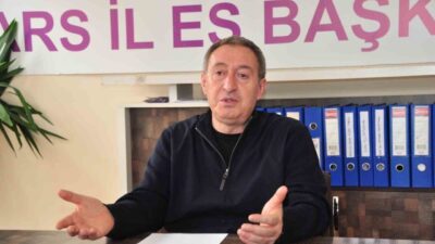 DEM Parti Genel Başkanı Tuncer Bakırhan, Kars’ta parti binasında gündeme