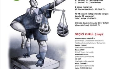 Denizli Büyükşehir Belediyesi’nin bu yıl altıncısını düzenlediği Uluslararası Karikatür Yarışması’na