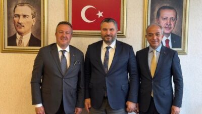Denizli OSB Yönetim Kurulu Başkanı Selim Yaymanoğlu ile Bölge Müdürü