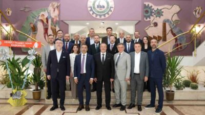 Denizli Ticaret Odası (DTO) Yönetim Kurulu Başkanı Uğur Erdoğan ve