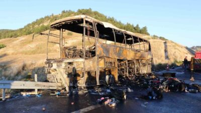 Denizli-Aydın Otoyolu Sarayköy ilçesinde sabaha karşı meydana gelen ve 8