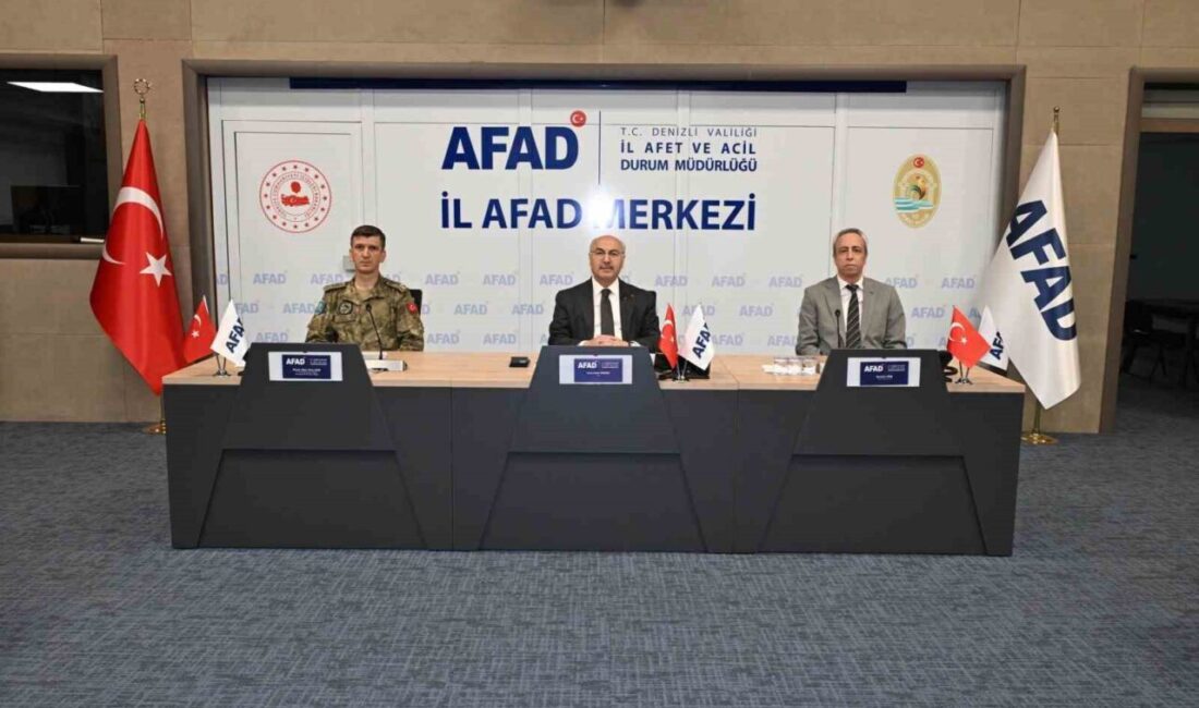 Türkiye Afet Müdahale Planı (TAMP) kapsamında, Denizli’de bugün icra edilen