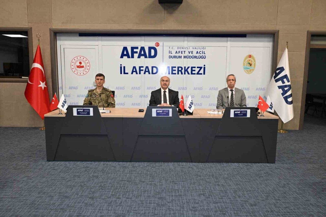 Türkiye Afet Müdahale Planı (TAMP) kapsamında, Denizli’de bugün icra edilen