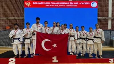 Denizlili Milli sporcu Şirin Yolcu, Karadağ’ın Budva kentinde düzenlenen Judo