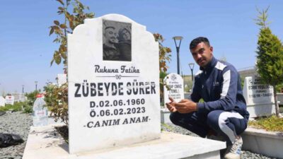 Hatay’da Anneler Günü’nde deprem mezarlığını ziyaret eden vatandaşlar hüzünlü anlar