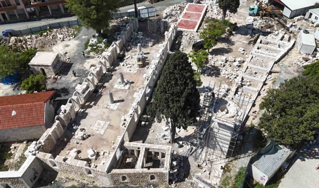 Asrın felaketinde ağır hasar alan Kahramanmaraş Ulu Camii restorasyon sürecinin