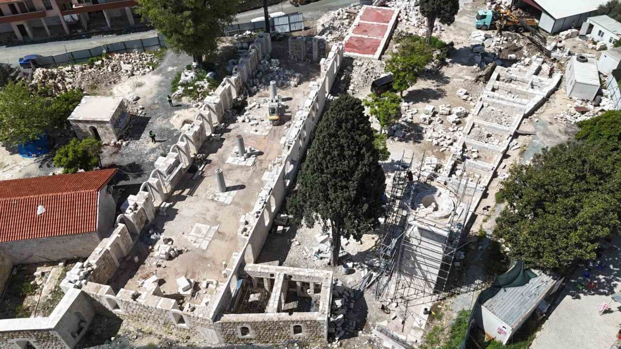 Asrın felaketinde ağır hasar alan Kahramanmaraş Ulu Camii restorasyon sürecinin