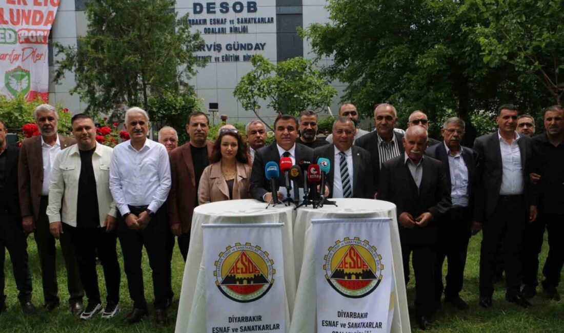 Diyarbakır Esnaf ve Sanatkarlar Odaları Birliği (DESOB) Başkanı Alican Ebedinoğlu,
