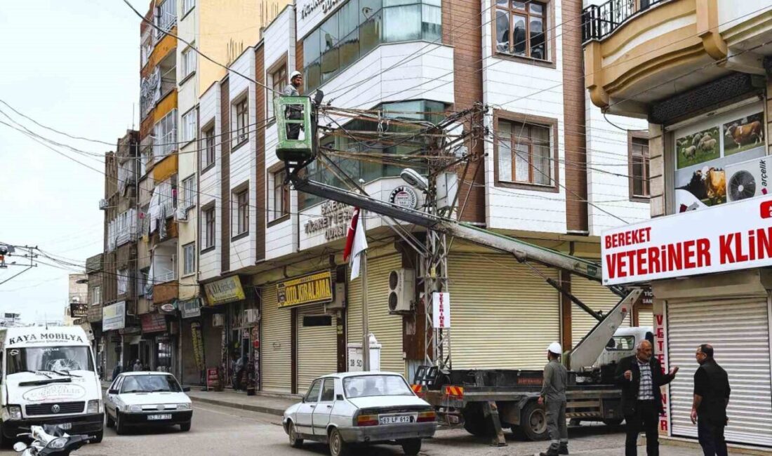 Dicle Elektrik, Şanlıurfa’da saatte 70 kilometre hıza ulaşan fırtına ve