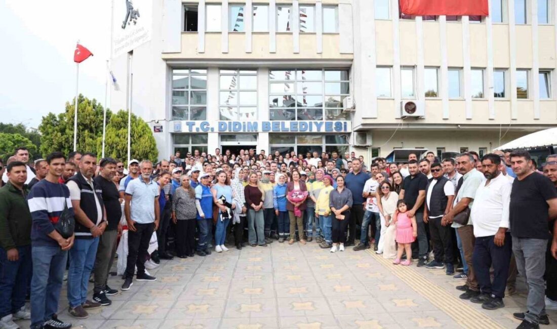 Didim Belediyesi’nde Kurban Bayramı dolayısıyla bayramlaşma programı gerçekleştirildi. Programda Didim