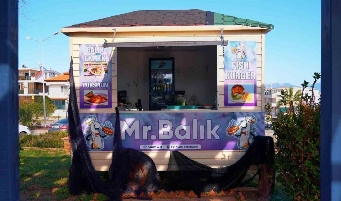 Didim Belediyesi tarafından hizmete sunulan Mr. Balık, Aytepe Caddesi’nde Barış