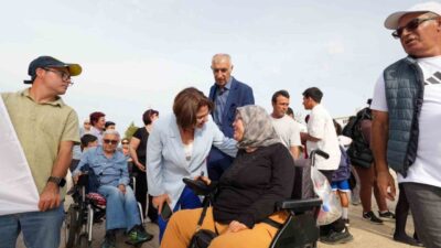 Aydın’ın Didim ilçesinde Engelliler Haftası kapsamında gerçekleştirilen yürüyüş ve etkinliklerde,