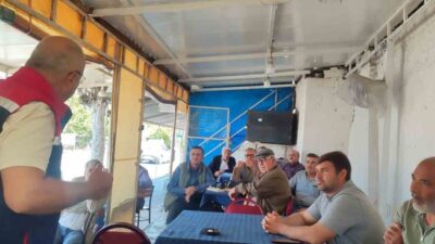 Didim İlçe Tarım ve Orman Müdürlüğü tarafından Akyeniköy Mahallesi’nde üreticilerle