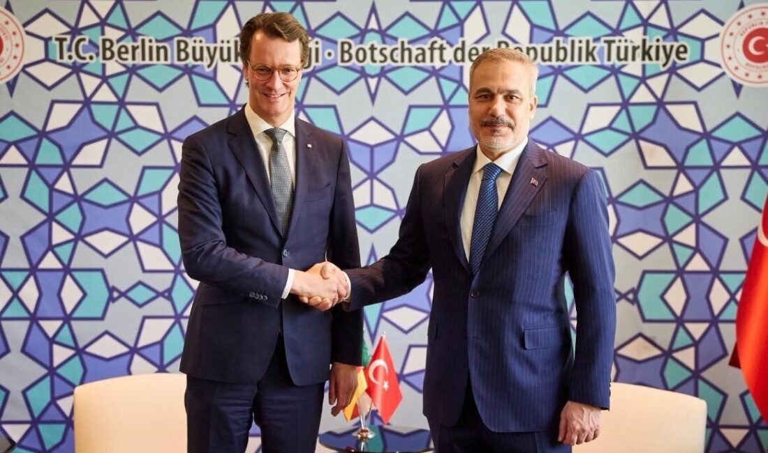 Dışişleri Bakanı Hakan Fidan, resmi ziyaret kapsamında geldiği Almanya’da Kuzey