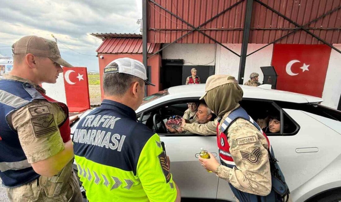 Diyarbakır’da jandarma ekiplerince Kurban Bayramı öncesi trafik uygulaması yapıldı. İl