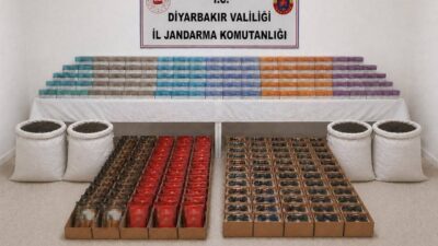 Diyarbakır’da jandarma ekiplerince düzenlenen kaçakçılık operasyonlarında 58 şüpheli hakkında işlem