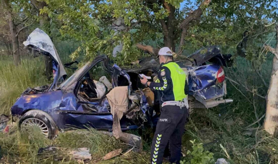 Karaman’da düğün konvoyunda otomobilin yoldan çıkarak takla atması sonucu 1