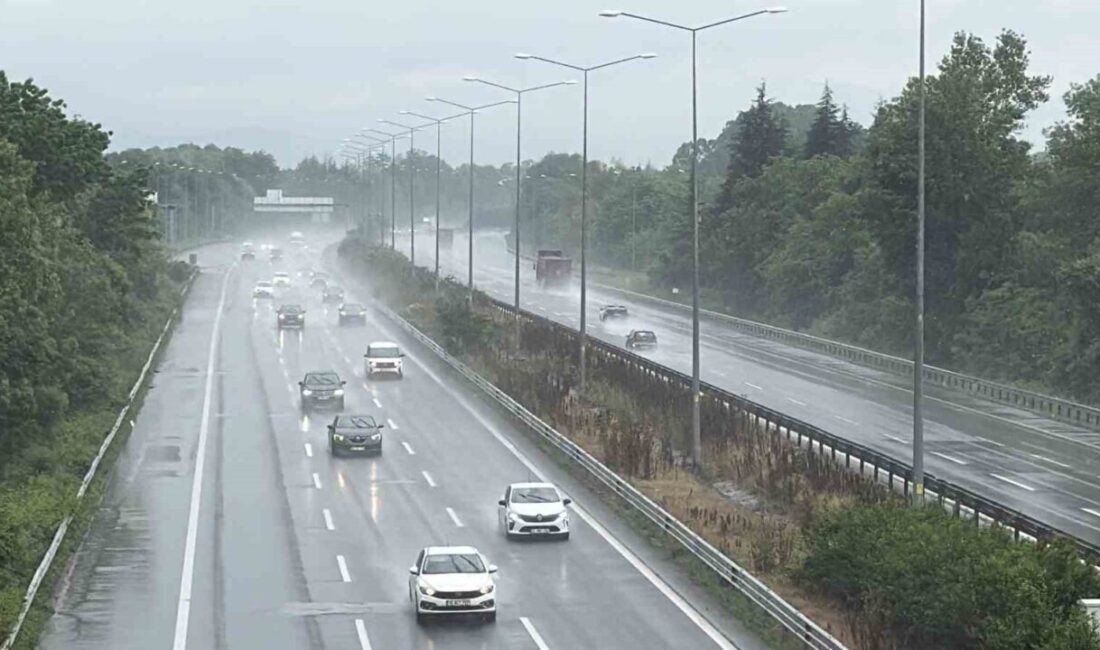 Kurban Bayramı tatilini memleketlerinde geçirmek isteyen vatandaşlar Anadolu Otoyolu’nun Düzce