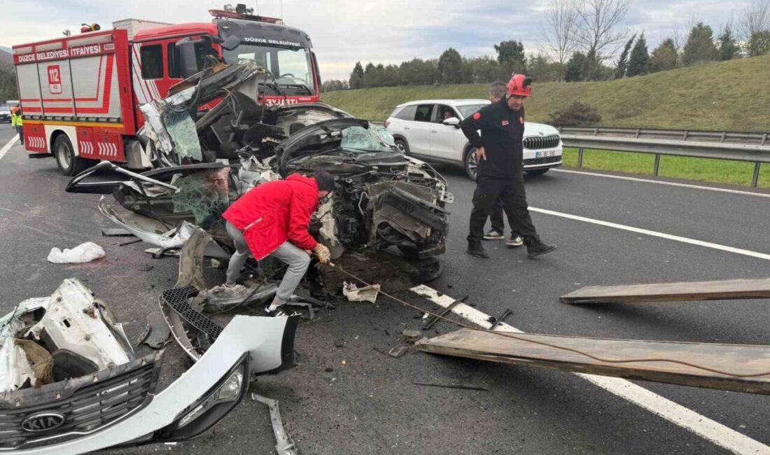 Düzce’de 2026 yılında 284 trafik kazasında 5 kişi hayatını kaybetti,