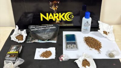 Düzce’de polis ekiplerince 4 ayrı mahallede düzenlenen uyuşturucu operasyonunda gözaltına