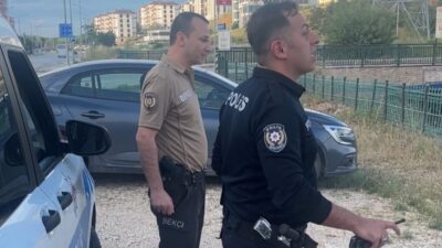 Edirne’de açık alanda mangal yakan bir vatandaşın çıkardığı yoğun duman,
