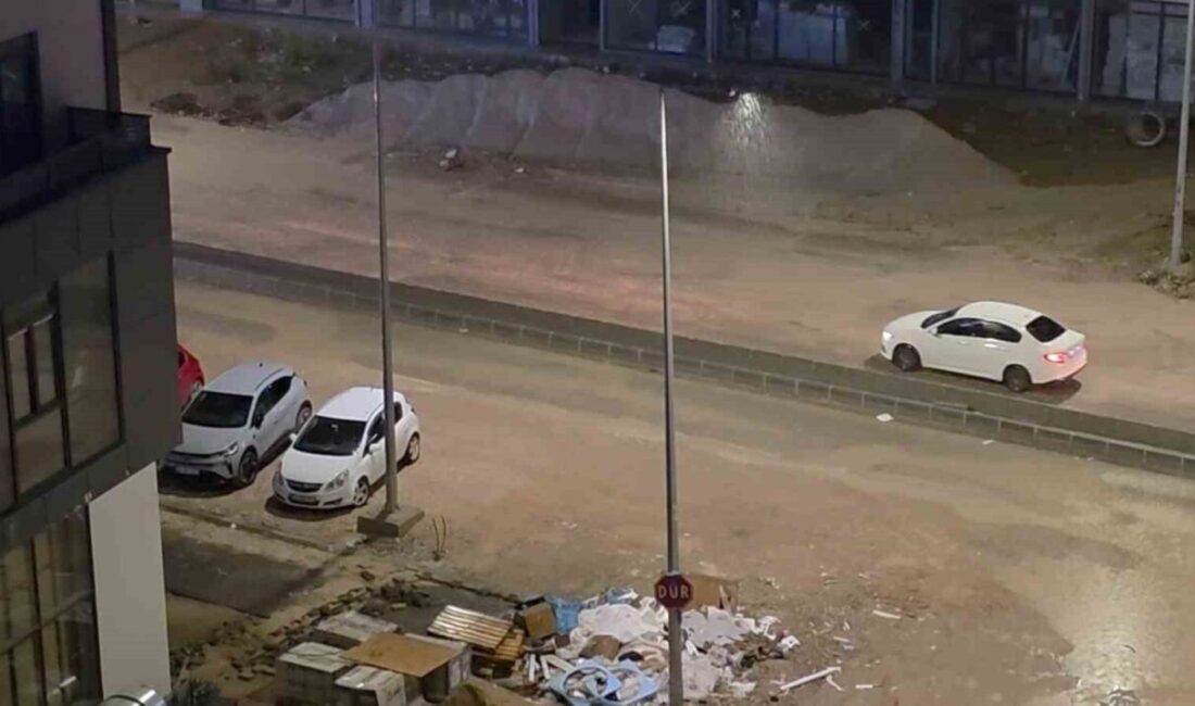 Edirne’de gece saat 22.30 itibarıyla etkili olan sağanak, kent genelinde