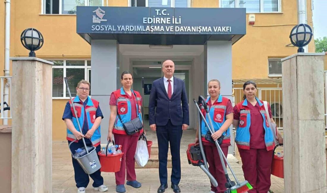 Edirne Valiliği Sosyal Yardımlaşma ve Dayanışma Vakfı tarafından yürütülen “Evde